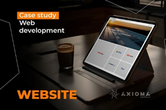 Web solution for AXIOMA ENERGY website that sells solar energy across Europe